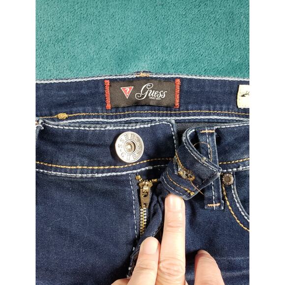 Guess Jeans Size 28 Womens Blue Pants Stretch Denim Maxine Low Rise Jegging - Picture 5 of 13